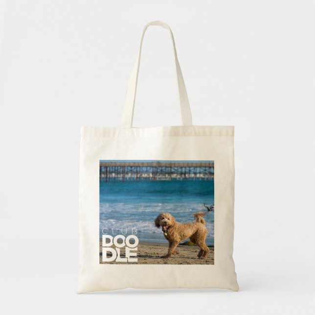 CLUBDOODLE goldendoodle tote bag! Bag (Front)