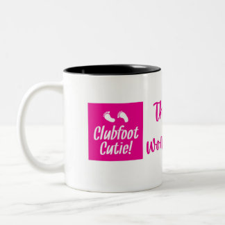 Clubfoot awareness mug