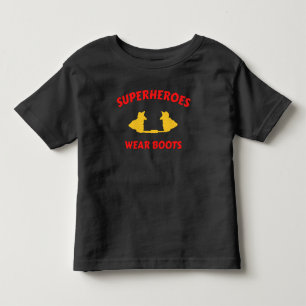 Clubfoot Superheroes Wear Boots Toddler T-Shirt