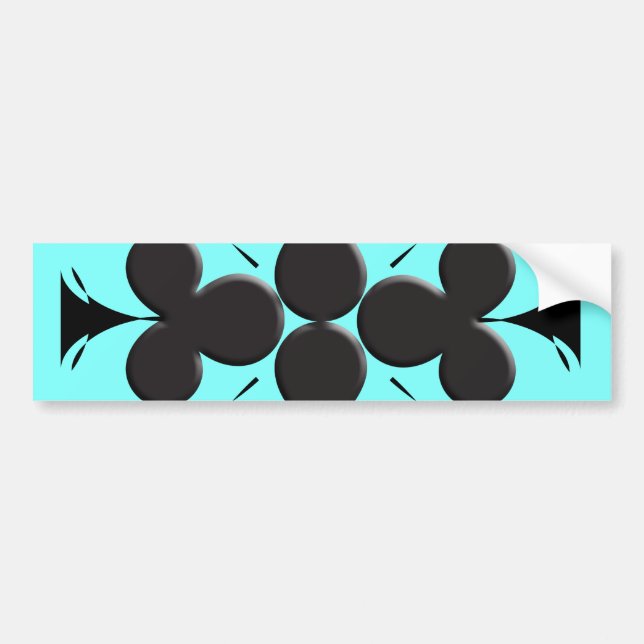 Clubs Bumper Sticker (Front)