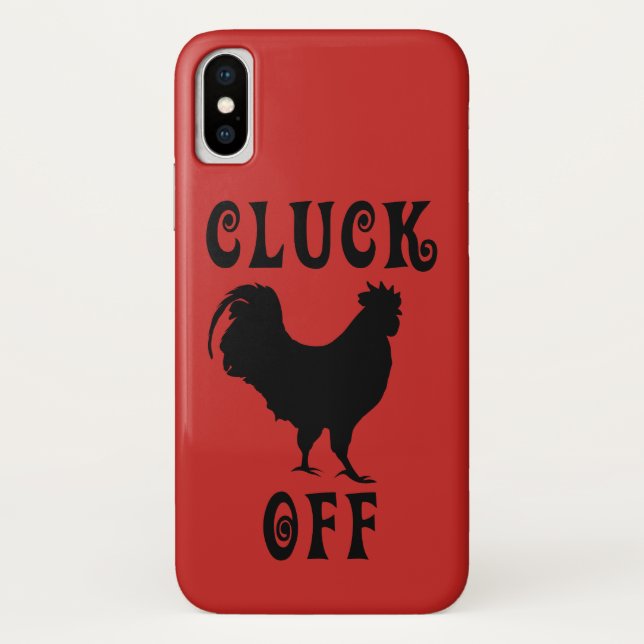 Cluck Off Chicken Case-Mate iPhone Case (Back)