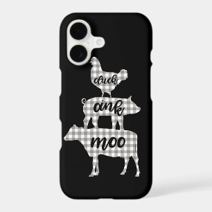 Cluck Oink Moo Chicken Cow Pig Farmhouse