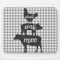 Cluck Oink Moo Chicken Cow Pig Farmhouse