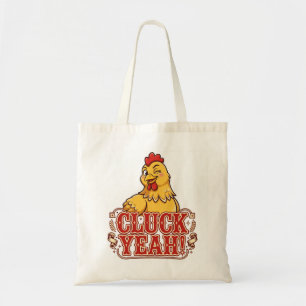 CLUCK YEAH! Funny Chicken Tote Bag