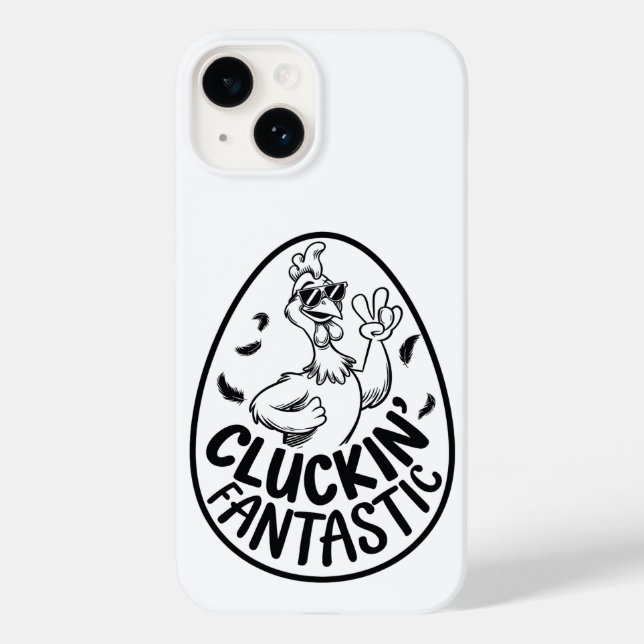 Cluckin' Fantastic Chicken-Themed Humorous Design  Case-Mate iPhone Case (Back)