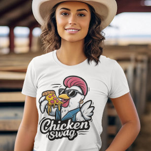 Clucking Cool: Chicken Swag T-Shirt