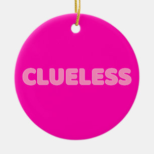 Clueless I Ceramic Tree Decoration
