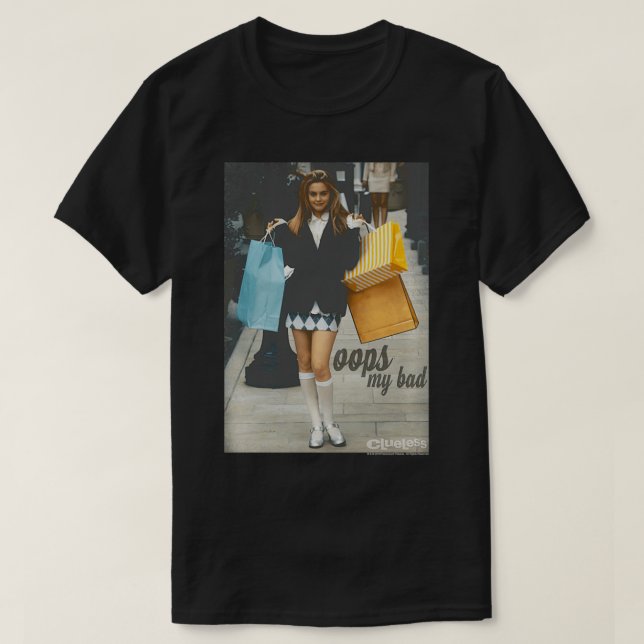Clueless Oops My Bad  T-Shirt (Design Front)