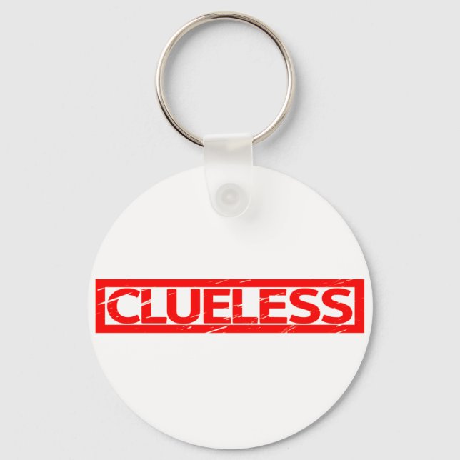 Clueless Stamp Key Ring (Front)