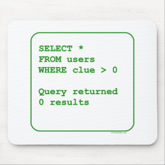 Clueless Users Mouse Mat