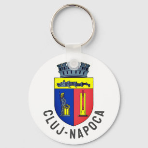Cluj-Napoca coat of arms, Romania Key Ring