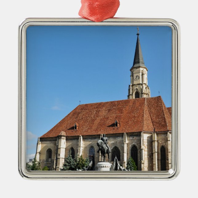 Cluj Napoca, Romania Metal Tree Decoration (Front)