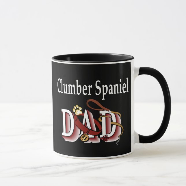 Clumber Spaniel Dad Mug (Right)
