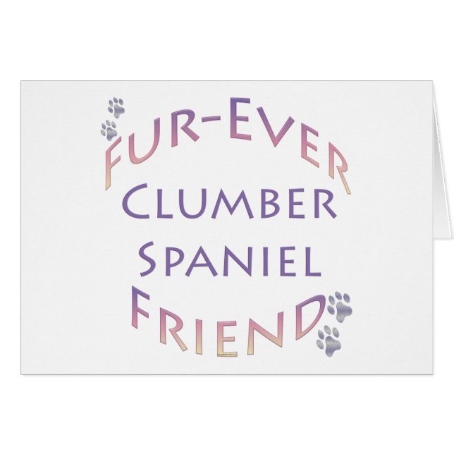 Clumber Spaniel Furever (Front Horizontal)