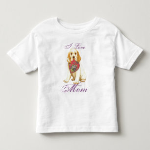 Clumber Spaniel Heart Mum Toddler T-Shirt