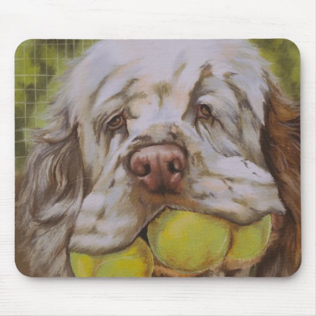 Clumber Spaniel Mouse Mat (Front)
