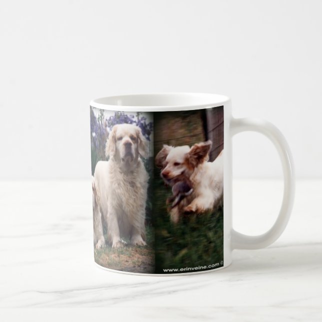 Clumber Spaniel mug (Right)