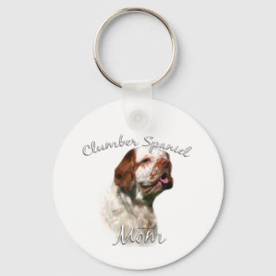 Clumber Spaniel Mum 2 Keychain