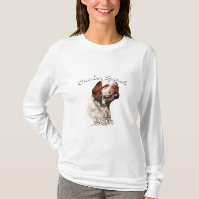 Clumber Spaniel Mum 2 T-Shirt (Front)
