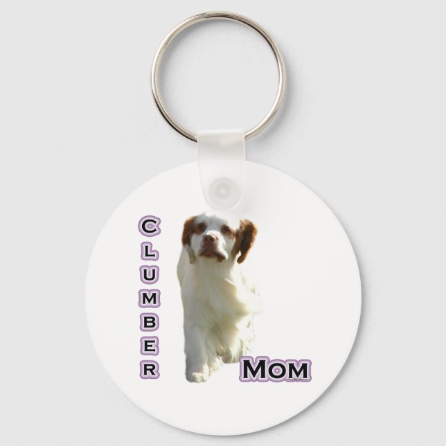 Clumber Spaniel Mum 4 - Keychain (Front)