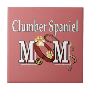 Clumber Spaniel Mum Gifts Tile