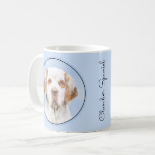 Clumber Spaniel Painting - Cute Original Dog Art Coffee Mug