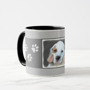 Clumber Spaniel Painting - Cute Original Dog Art Mug