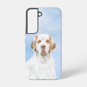 Clumber Spaniel Painting - Cute Original Dog Art Samsung Galaxy Case