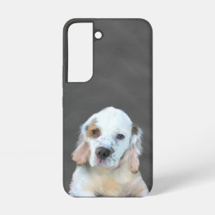 Clumber Spaniel Painting - Cute Original Dog Art Samsung Galaxy Case
