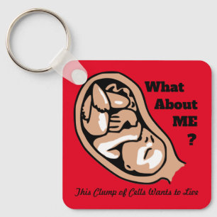 Clump of Cells or Baby PRO-LIFE Key Ring
