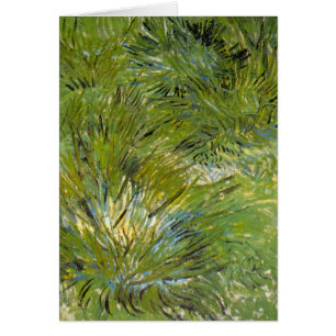 Clumps of Grass by Vincent van Gogh Card