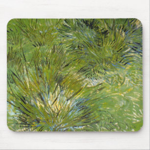 Clumps of Grass by Vincent van Gogh Mouse Mat