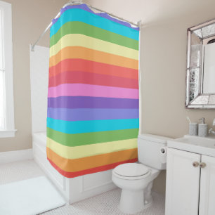 Clumpy Candy Stripe FC Shower Curtain