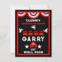 Clumsy Accident Get Well
