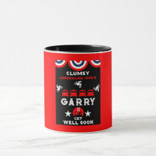 Clumsy Accident Get Well Mug