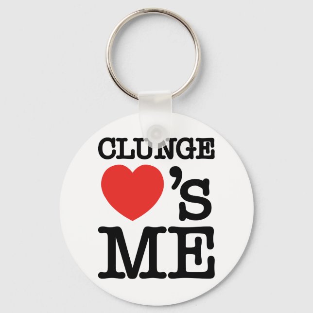 CLUNGE LOVE's ME Key Ring (Front)