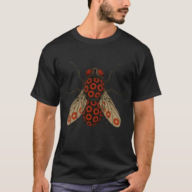 Cluster Fly Doughnuts Blank T-Shirt (Front)
