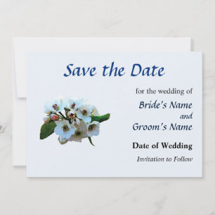 Cluster of Apple Blossoms Save the Date