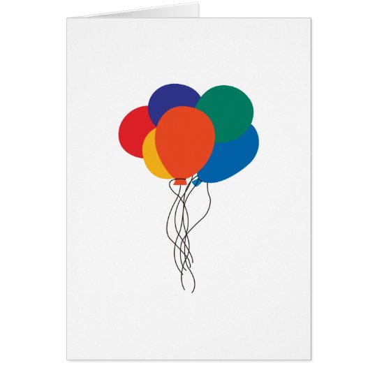 Cluster of Balloons Card