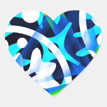 Cluster of colourful Abstract shapes