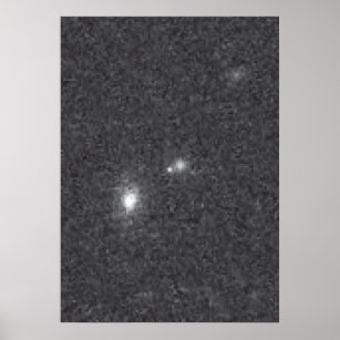 Cluster of Galaxies with Recent Supernova - Detail Poster