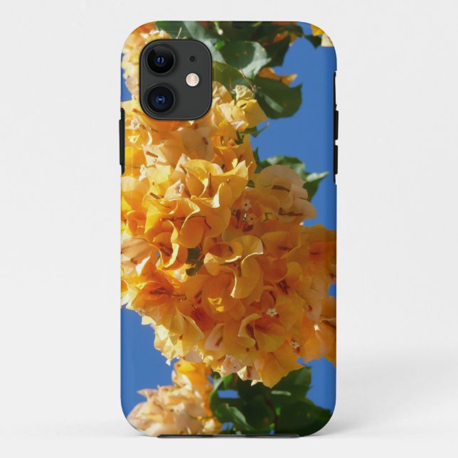 Cluster of Golden Bougainvillea Floral Case-Mate iPhone Case (Back)