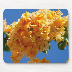 Cluster of Golden Bougainvillea Floral Mouse Mat
