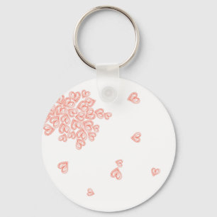 Cluster of Hearts Key Ring