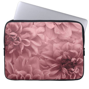 Cluster of Light Mauve Dahlias Floral Laptop Sleeve