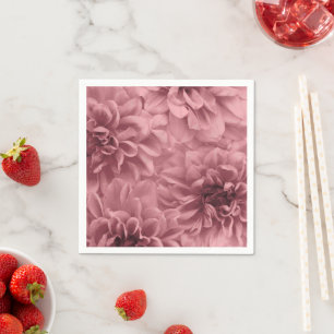 Cluster of light Mauve Dahlias Napkin
