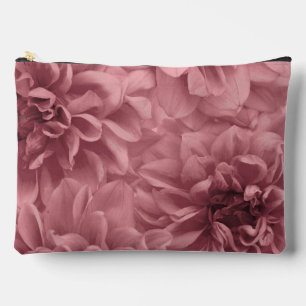 Cluster of Mauve Dahlias Floral Accessory Pouch