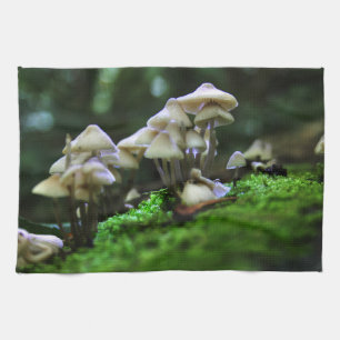 Cluster of Mushrooms Tea Towel