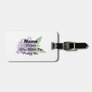 Cluster of Purple Lilacs Luggage Tag