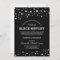 Cluster of Stars | Black History Event B/W